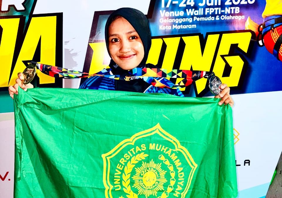 Prestasi Gemilang: Mahasiswi UMMAT Mayzatul Husni Sabet Emas dan Perak Panjat Tebing Porprov NTB XII 2026