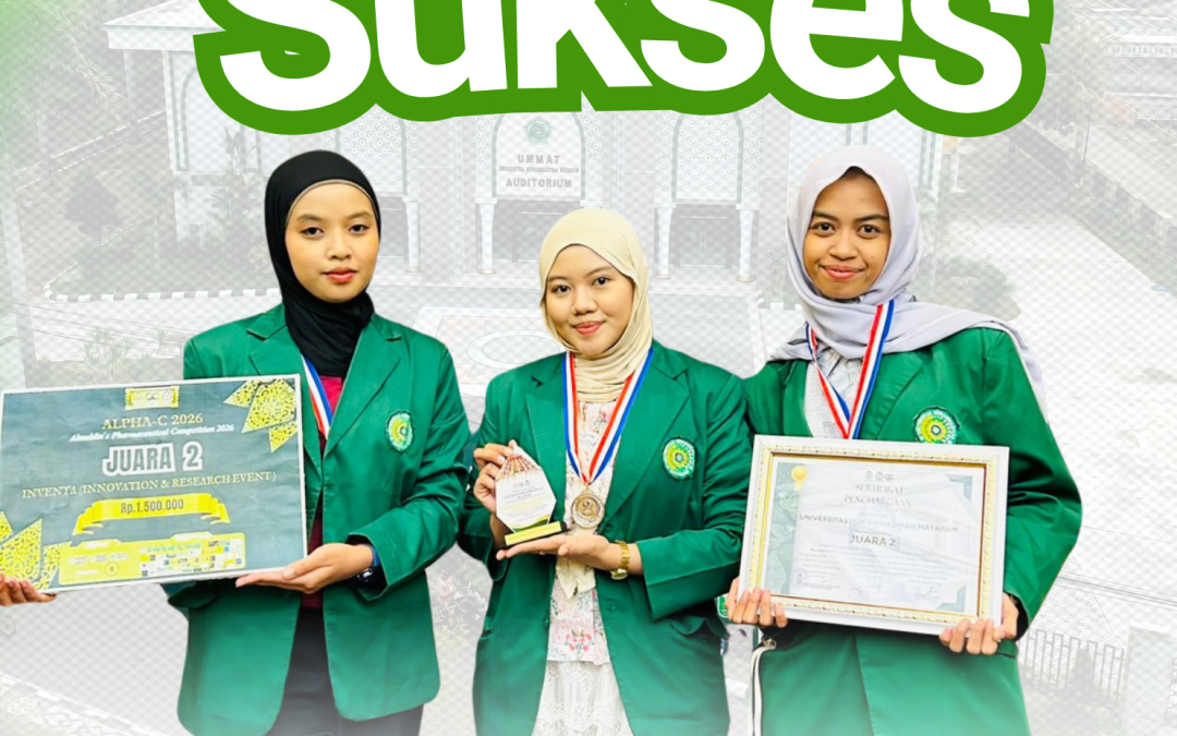 Mahasiswa S1 Farmasi UMMAT Raih Juara 2 INVENTA pada Alauddin Pharmaceutical Competition 2026