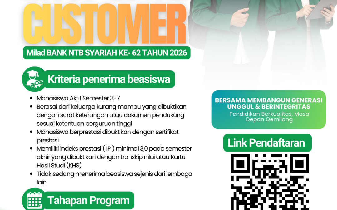 PROGRAM BEASISWA MOST LOYAL CUSTOMER